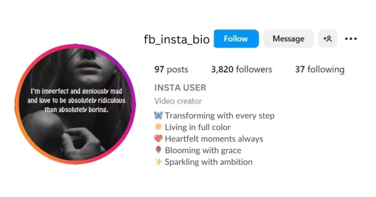 Best Bio for Instagram for Girls Is visible in this image.