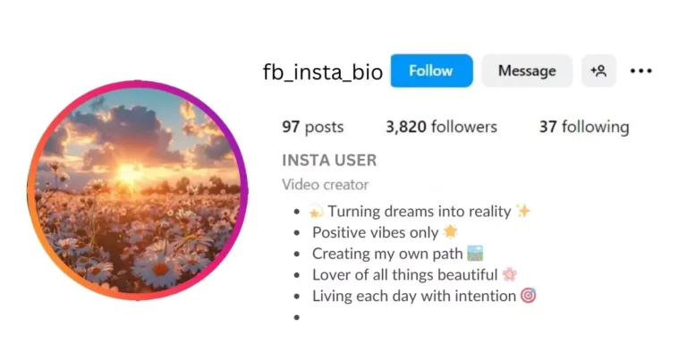 English bio for instagram for girl with emoji Is visible in this image.