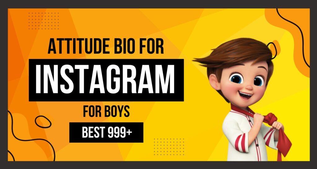 Attitude Bio For Instagram-(2024)