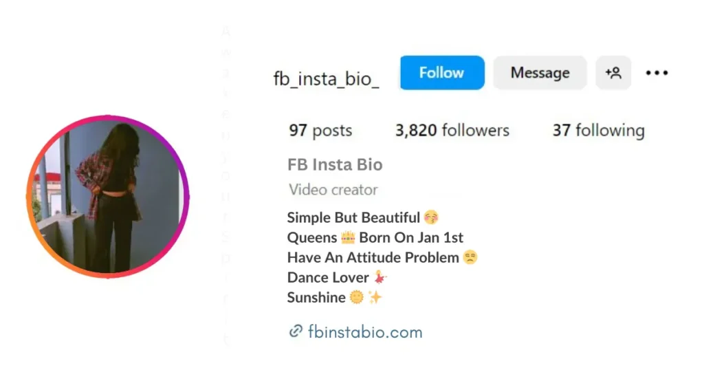 Instagram Bio For Girls In Stylish Font