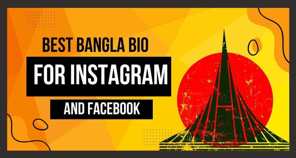 This Image About Of Best Bangla Bio For Instagram Bangla Bio For Facebook.