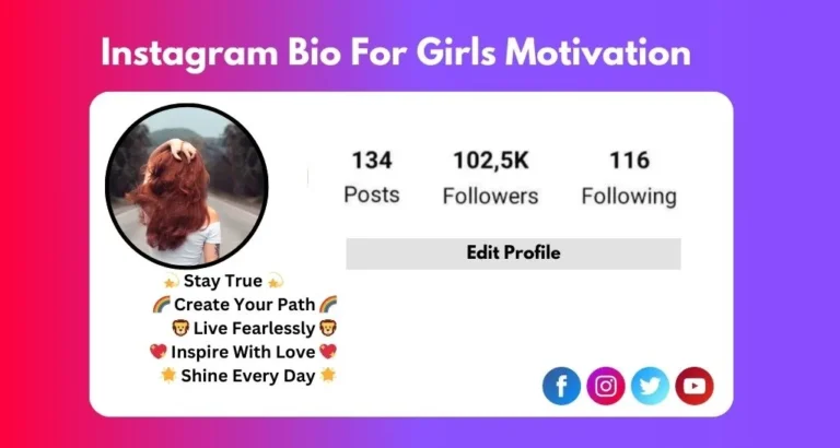 This Image is About Instagram Bio For Girls Motivation