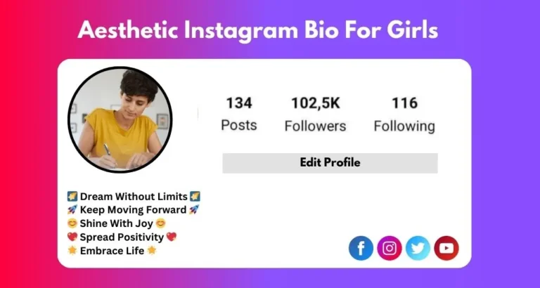 This image is about Aesthetic Instagram Bio For Girls