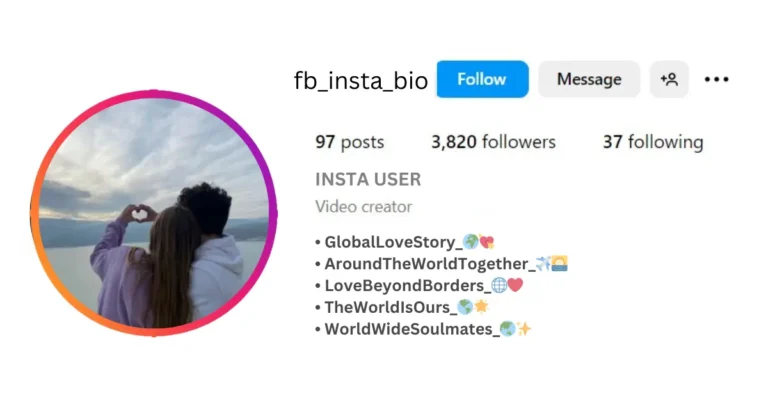 Instagram Username For Couples in English​ is visible in this image.