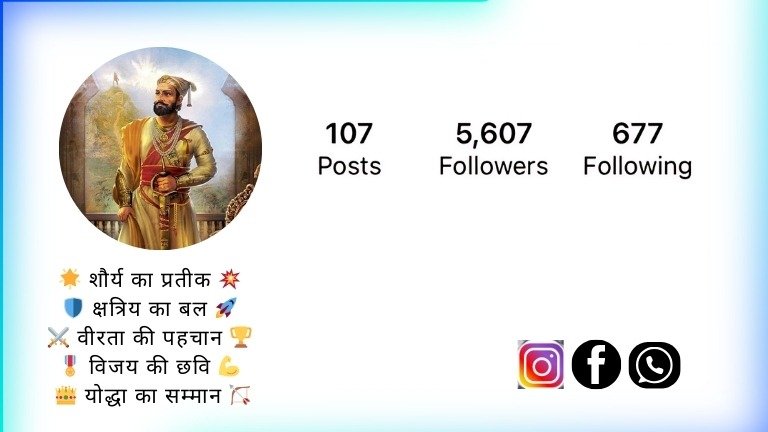 This Image About Of क्षत्रिय Bio For Instagram In Hindi​.