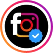 This image is logo of a website named fbinstabio which deals with content like Instagram, facebook, tiktok bioss