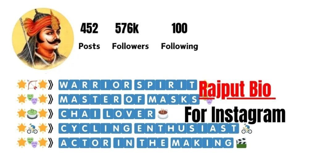 Rajput Bio For Instagram