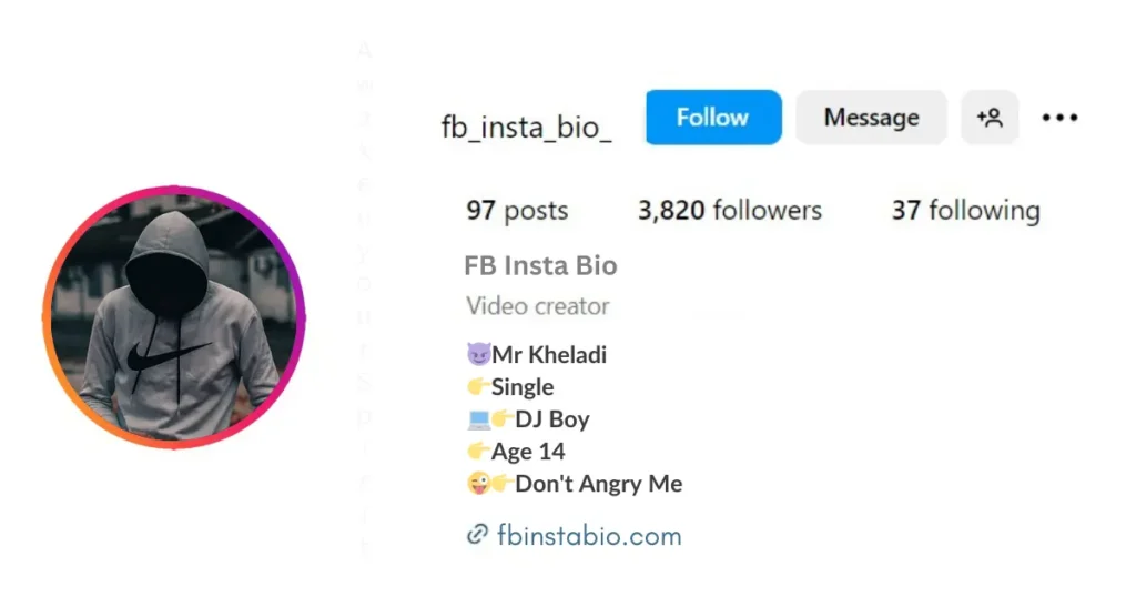 Instagram VIP Bio