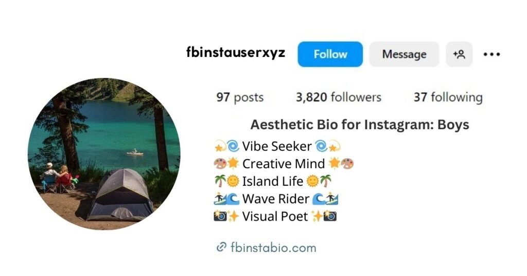 Aesthetic Bio for Instagram Boys: A serene forest path surrounded by tall trees and lush greenery, capturing the essence of nature.