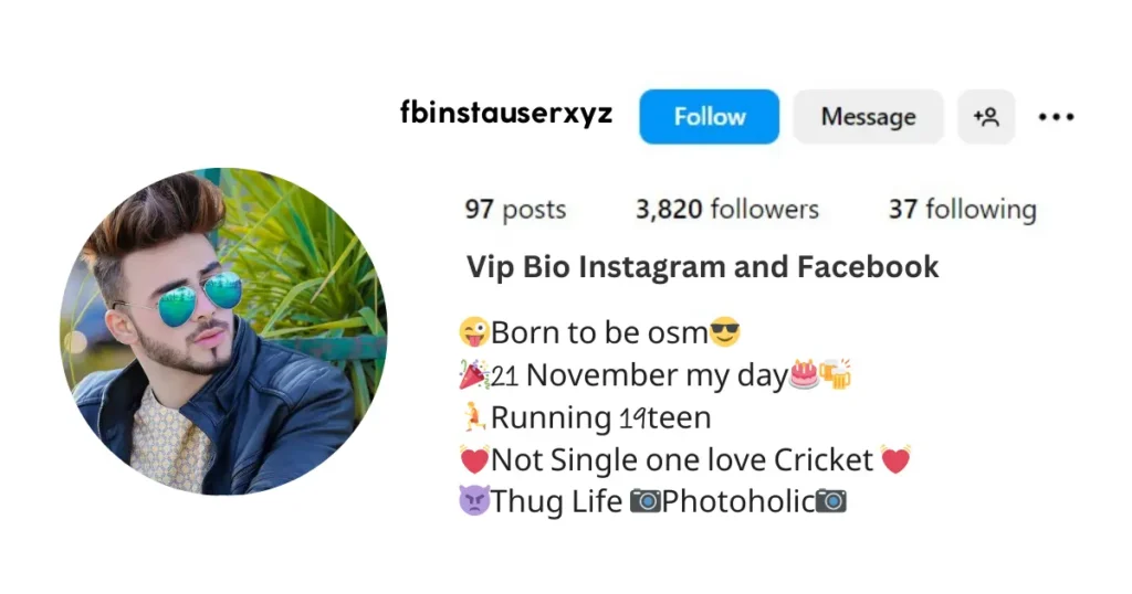 This blog is about VIP Bio Instagram and Facebook. You get a collection of Instagram VIP Bio. This blog is good for ones looking for Instagram VIP Bio.