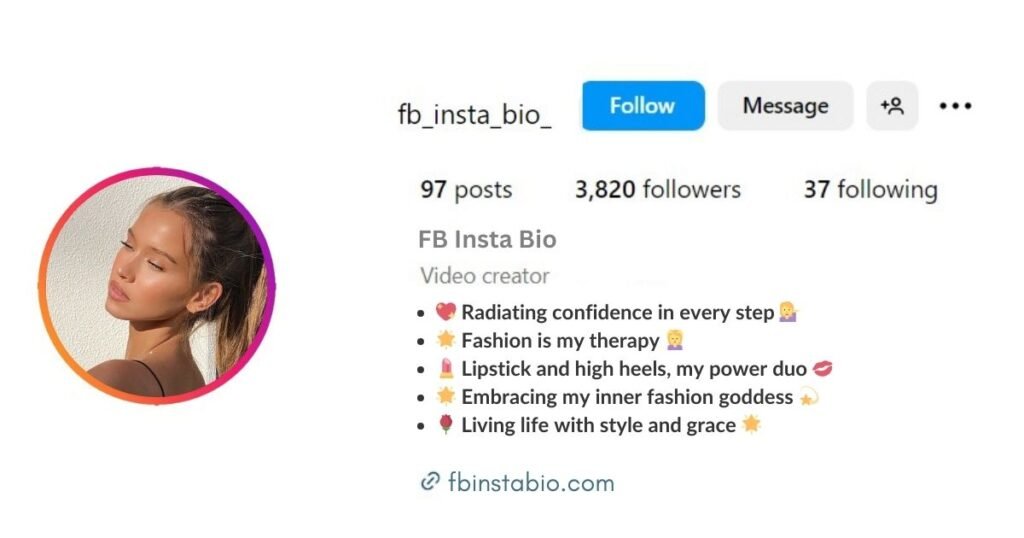 Insta Aesthetic Bio for Girl