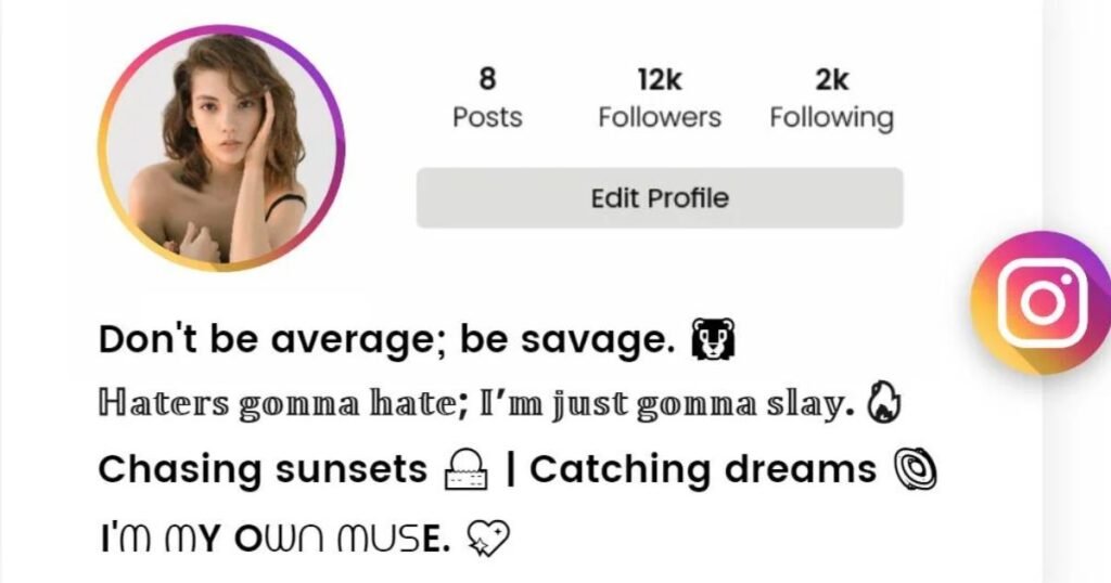 Dark Aesthetic Bio