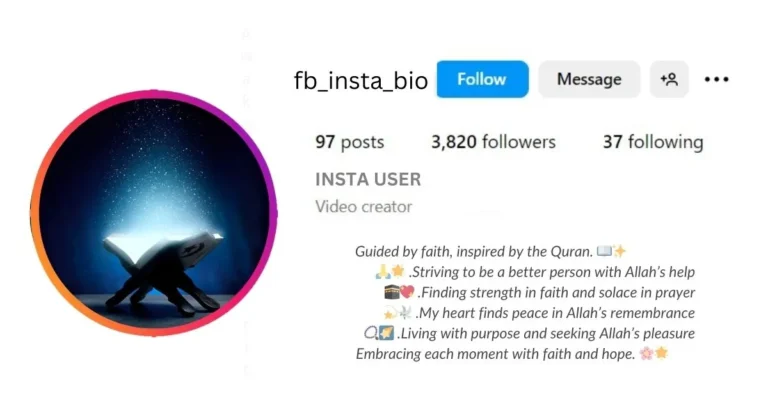 This image of Muslim Bio For Instagram