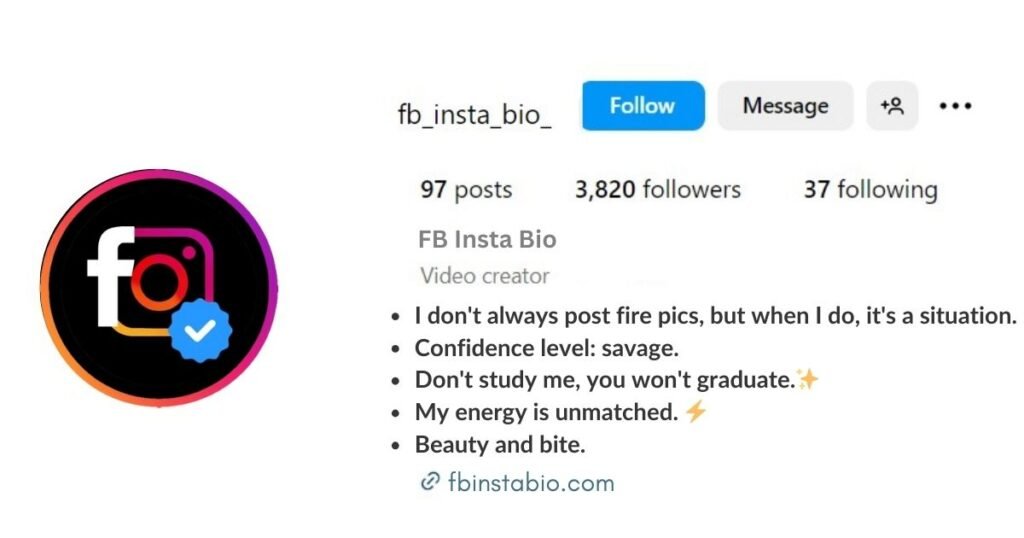 Savage Aesthetic Bio for Instagram in English