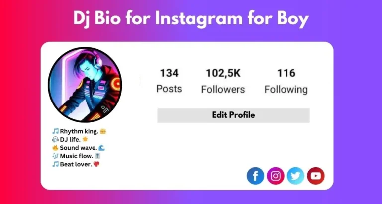 This image is about Dj Bio for Instagram for Boy