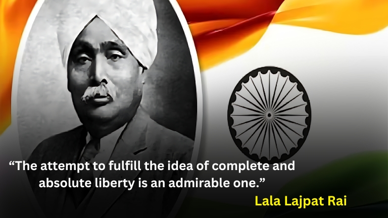 This image is about Lala Lajpat Rai