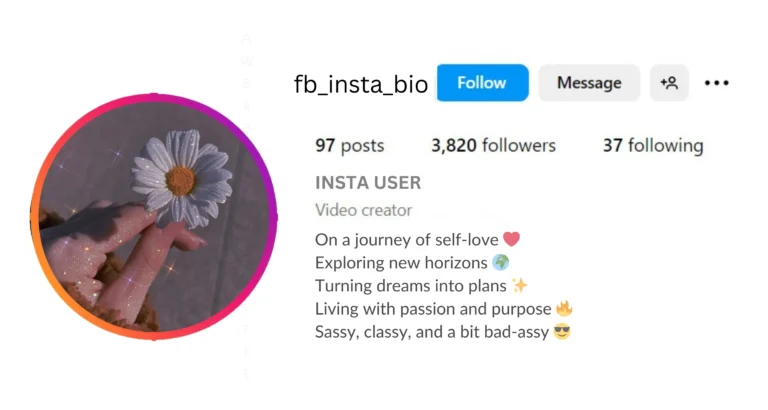 Catchy Instagram Bio is visible in this image.