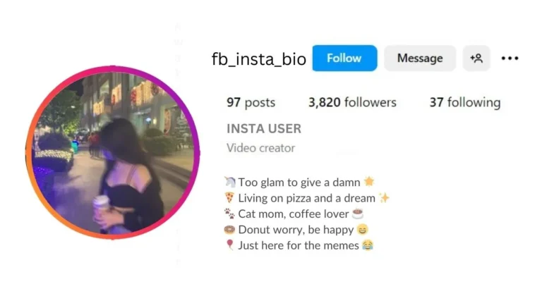 This image is about Funny Instagram Bio for Girls Simple.