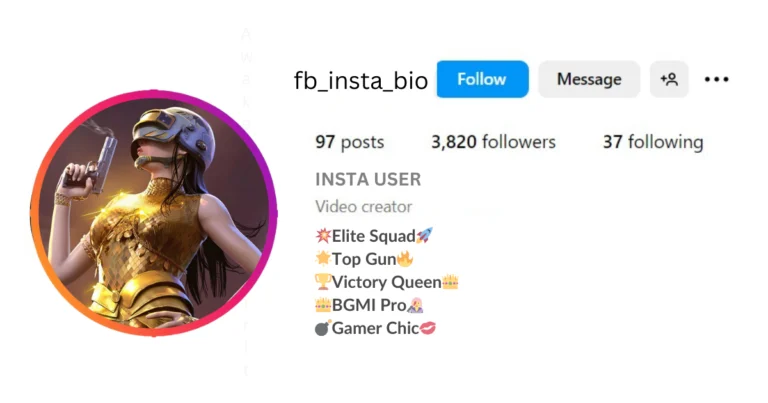 Gamer Bios for Instagram BGMI