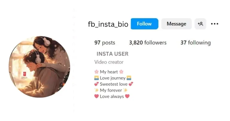 Instagram Couple Bio Ideas is visible in this image.