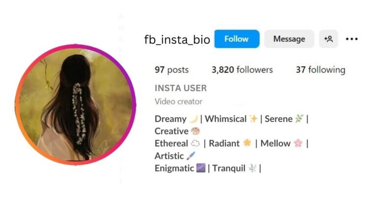 This image of One Word Instagram Bio for Girl Aesthetic.