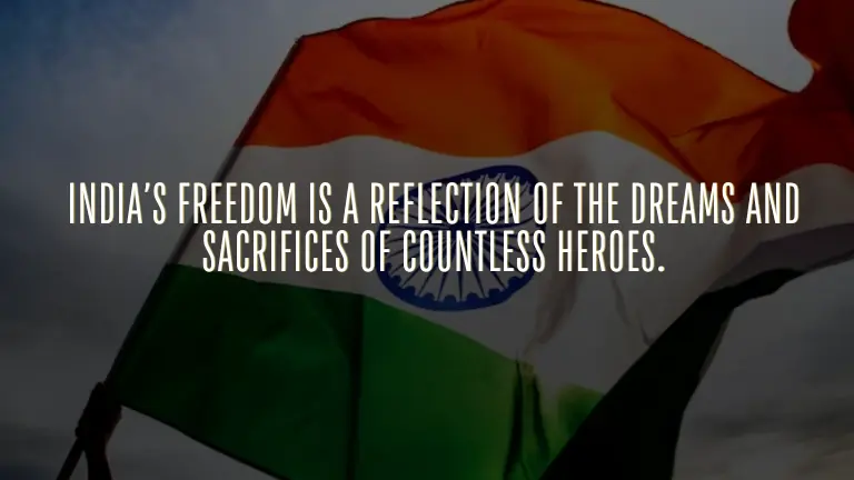 This image is about Patriot Captions for 15 August: Independence Day.