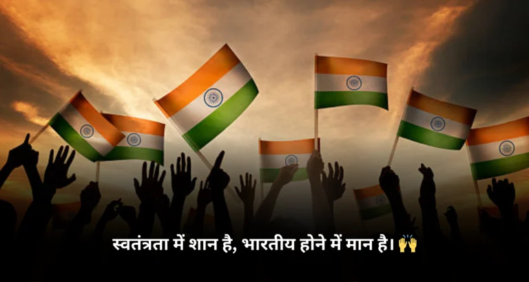 Trending Independence Day Captions For Instagram In Hindi is Visible in this Image