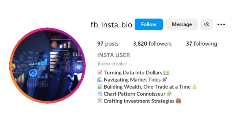 Unique Trade Instagram Bio is visible in this image.