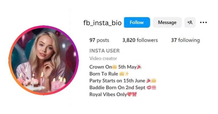 Short Birthday Bio for Instagram for Girl Is visible in this image.