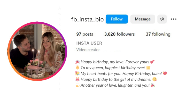 This Image About of Happy Birthday Bio for Girl Friend.