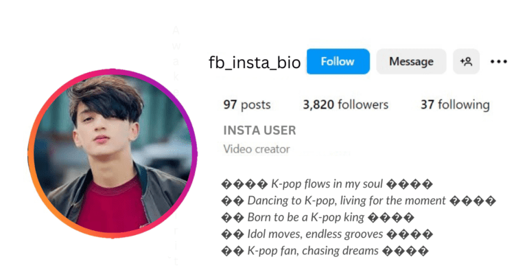 THIS IMAGE IS OF Kpop bio for boys