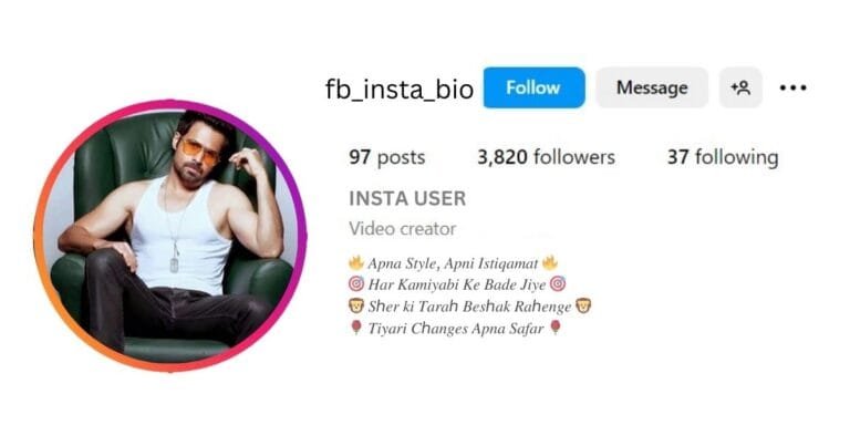 This image of about Hindi Bio for Instagram for Boy