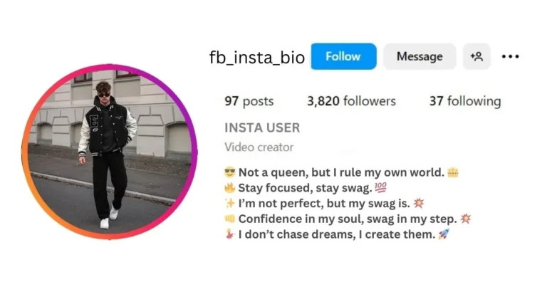 This image of About quotes swag bio for instagram