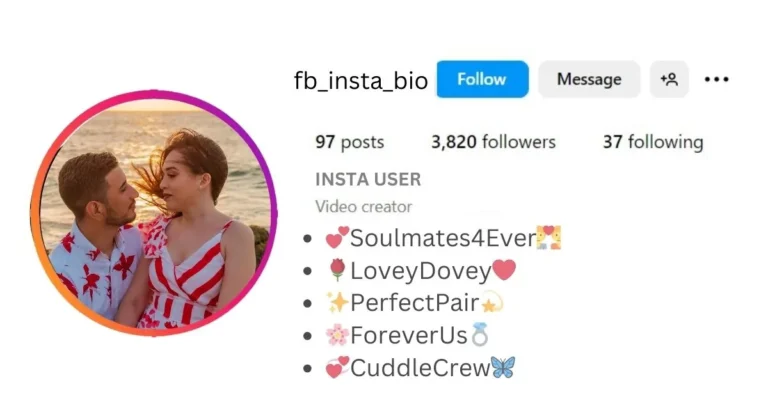 This image of About Couple Instagram ID Names